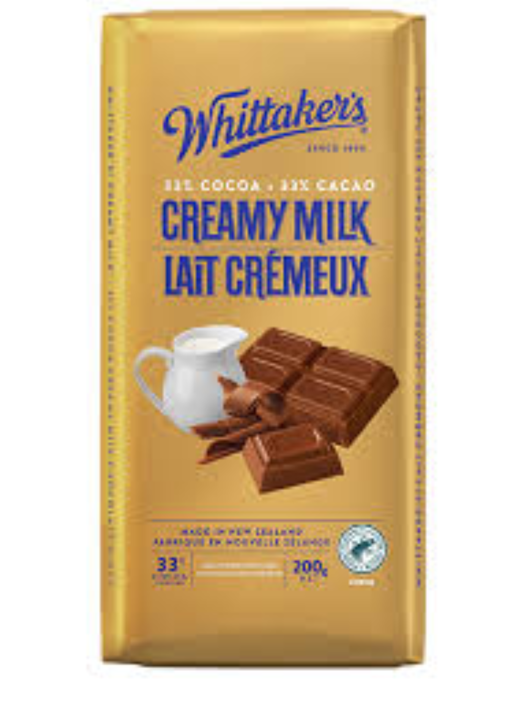 WHITTAKERS BLOCK CREAMY MILK 200G